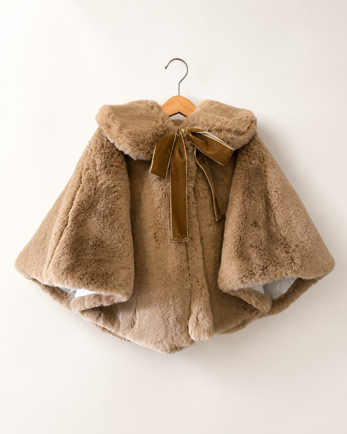 Beige Fur cape baby’s closet design- PRE ORDER