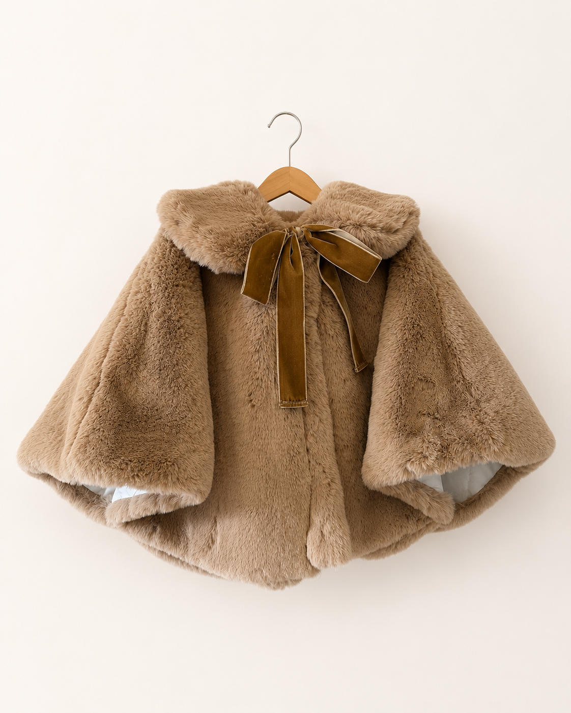 Beige Fur cape baby’s closet design- PRE ORDER
