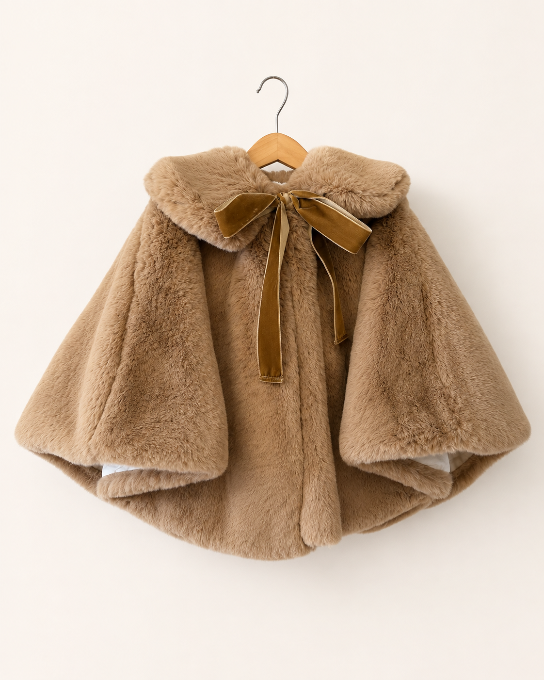 Beige Fur cape baby’s closet design- PRE ORDER