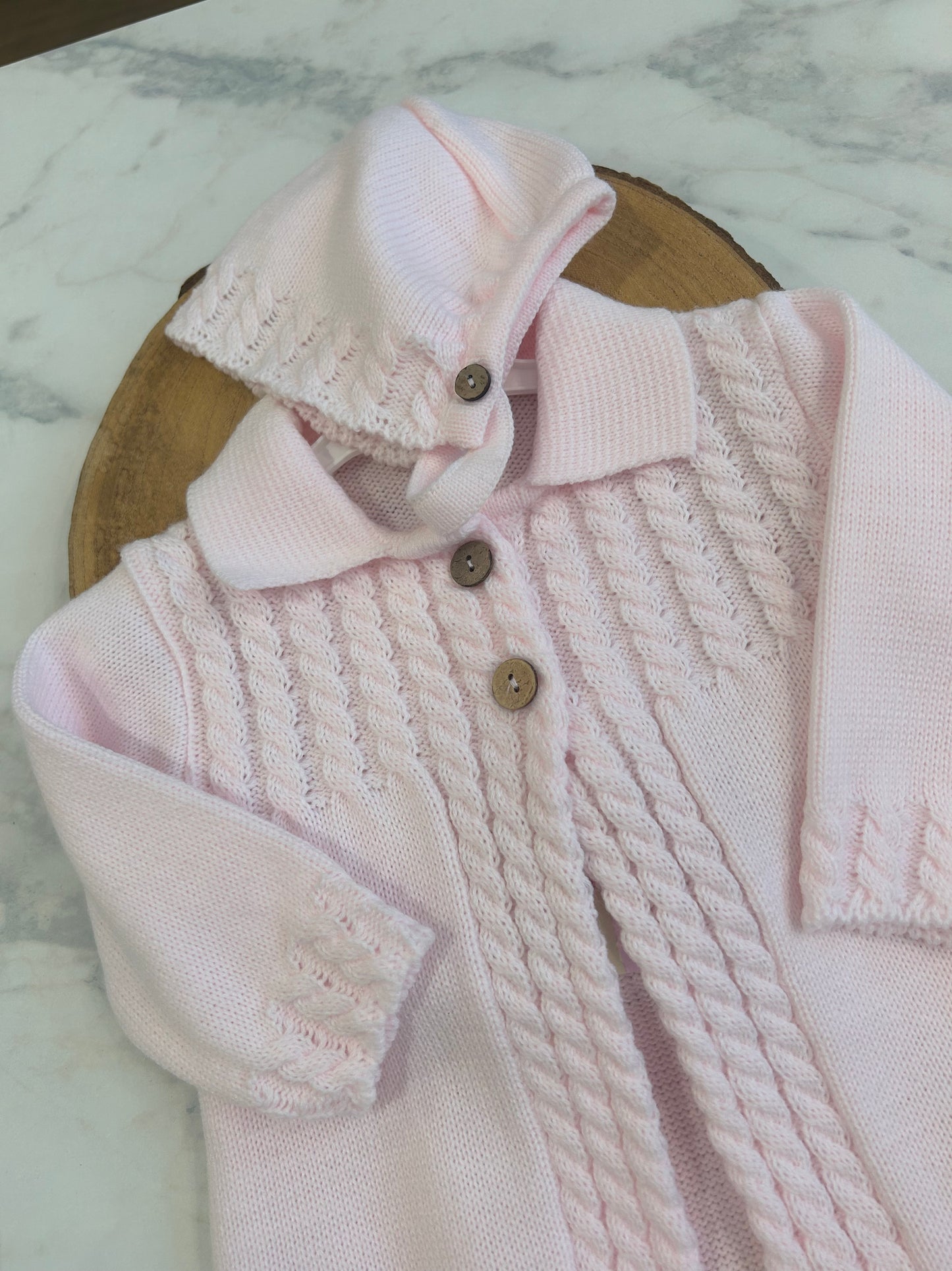 Knit Pink Cardigan