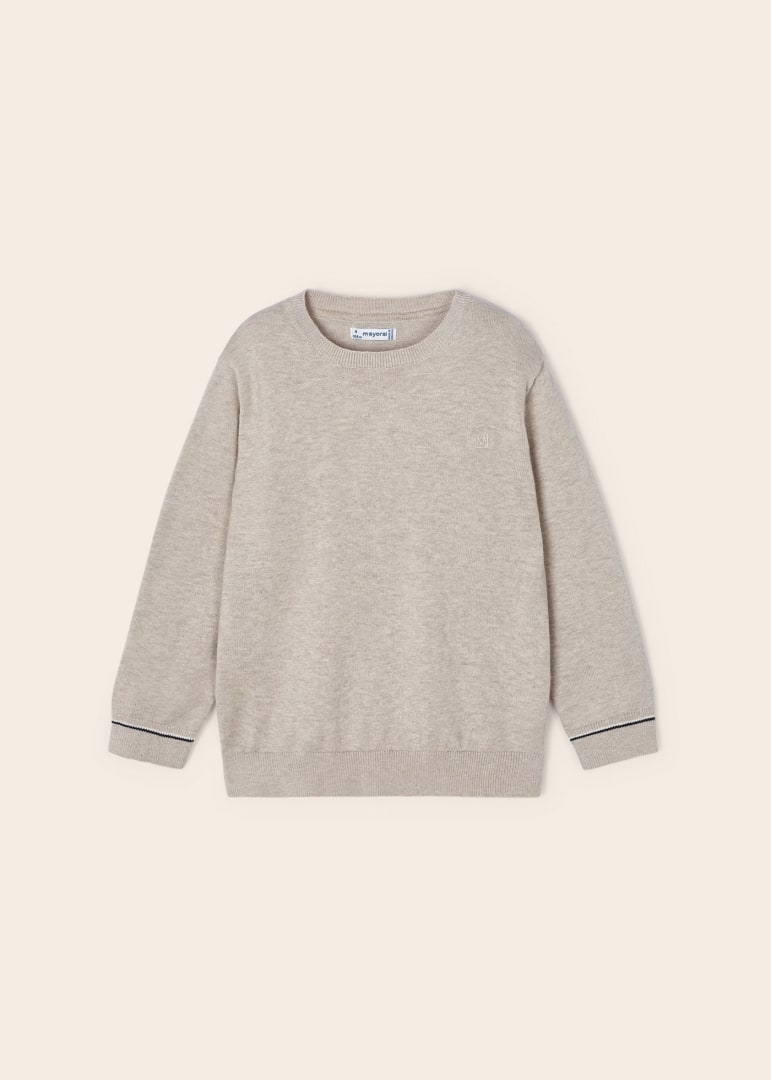 Beige Pull Rond Mayoral